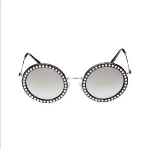 MIU MIU MU 59US - 1525O0 BLACK | SUNGLASSES